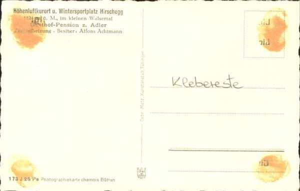 Hirschegg Kleinwalsertal Vorarlberg Pension zum Adler – Bild 2