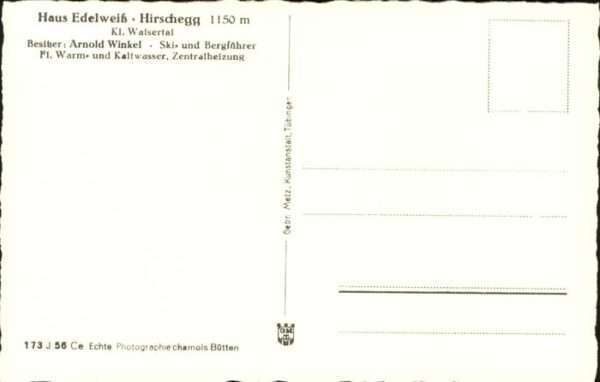 Hirschegg Kleinwalsertal Vorarlberg Haus Edelweiß – Bild 2