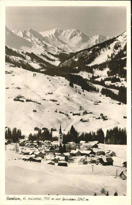 Riezlern Kleinwalsertal Vorarlberg
