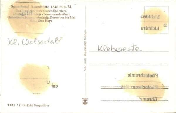 Walsertal Kleinwalsertal Reliefkarte Tourenkarte Sporthotel Auen – Bild 2