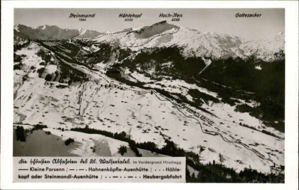 Walsertal Kleinwalsertal Skipisten