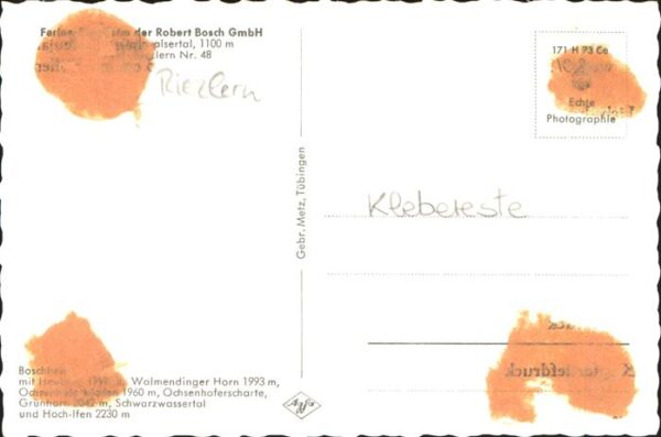 Riezlern Kleinwalsertal Vorarlberg Ferienheim Robert Bosch GmbH – Bild 2
