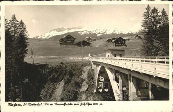 Riezlern Kleinwalsertal Vorarlberg Breitachbrücke