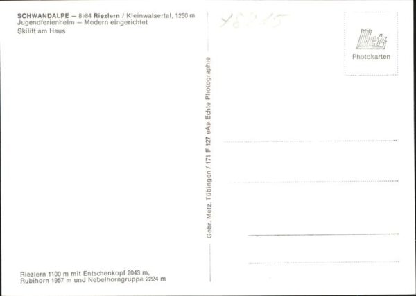 Riezlern Kleinwalsertal Vorarlberg Schwandalpe Ferienheim – Bild 2