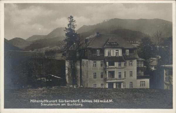 Goerbersdorf Schlesien Sanatorium Buchberg