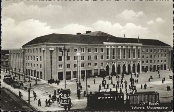 Basel BS Mustermesse Straßenbahn