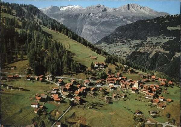 Tschiertschen Luftbild Calanda