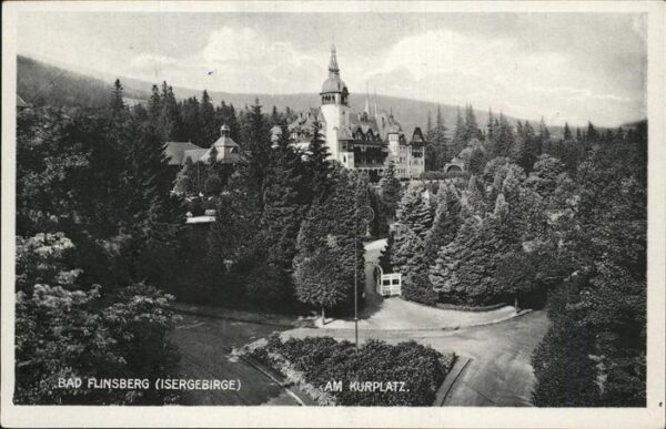 Bad Flinsberg Swieradow Zdroj Isergebirge Kurplatz Ludwigsbaude P. Li