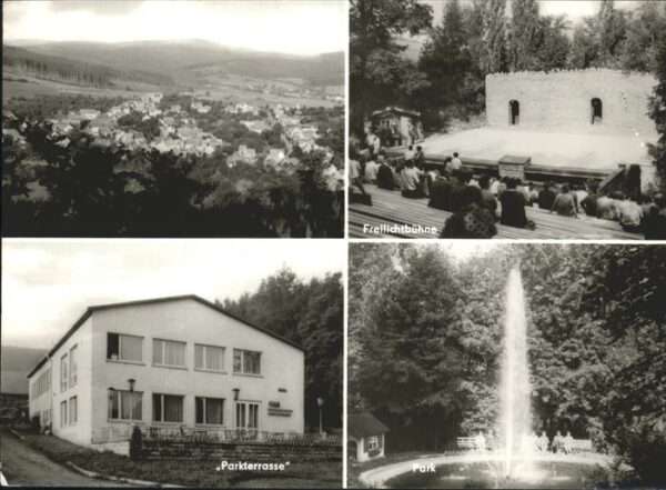 Freilichtbuehne Thingstaette Freilichtbühne Park Brunnen
