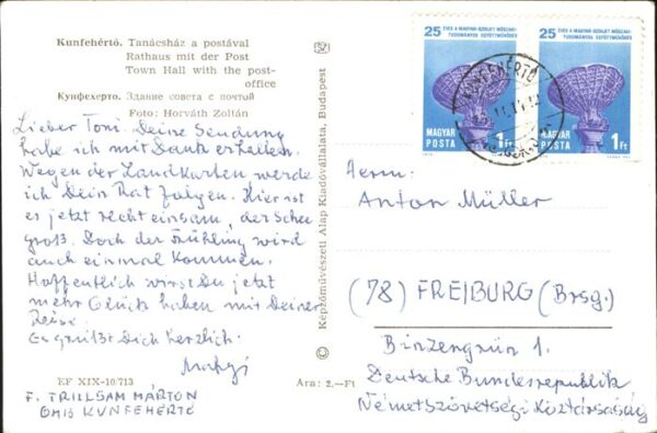 Kunfeherto Rathaus Post – Bild 2