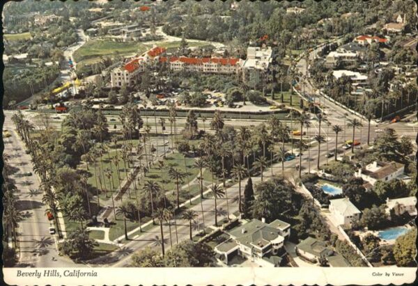 Beverly Hills California Luftbild