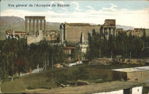 Baalbek Baalbeck Vue general de l' Acropole