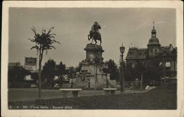 Buenos Aires Plaza Italia Denkmal