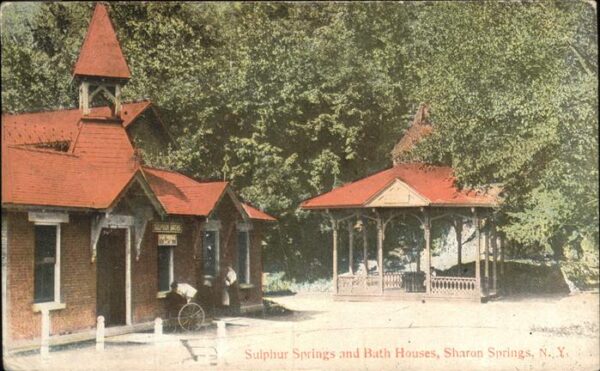 Sharon Springs New York Sulhur Springs Bath House