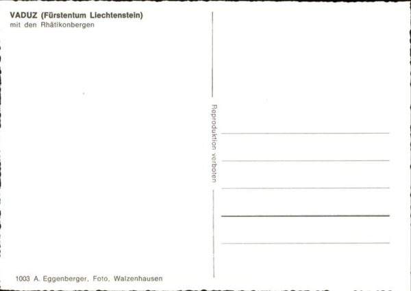 Vaduz Rhätikonberge – Bild 2