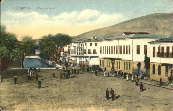 Damas Damaskus Syria place de serail