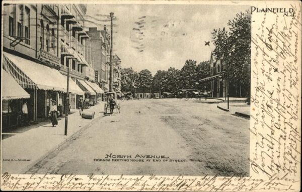 Plainfield New Jersey North Avenue Pferdewagen