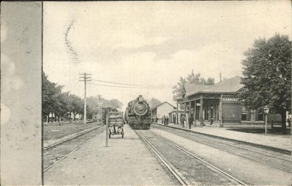 Harrington Delaware USA Eisenbahn Bahnhof
