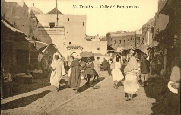 Tetuan Calle del Barrio moro