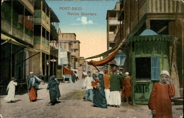 Port Said Native Quarters Menschen Kind