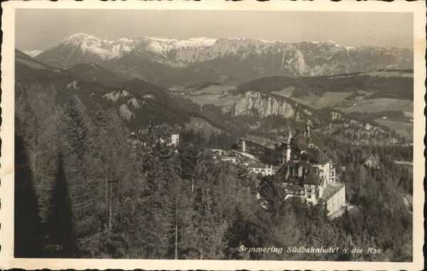 Semmering Niederoesterreich Südbahnhotel Rax