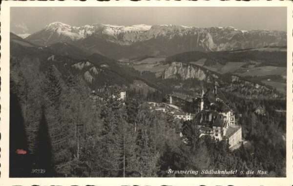 Semmering Niederoesterreich Südbahnhotel Rax