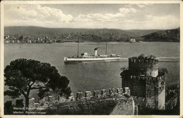 Istanbul Constantinopel Rumell Hisari Roumeli-Hissar, Dampfschi