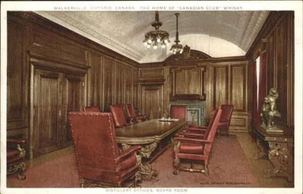 Ontario Canada Canadian Club Whisky Distillery Offices