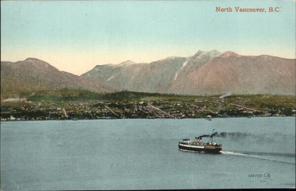 Vancouver British Columbia North Damfschiff