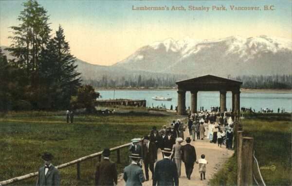 Vancouver British Columbia Lumbermann´s Arch Stanley Park