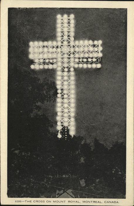 Montreal Quebec Cross Mount Royal Kreuz