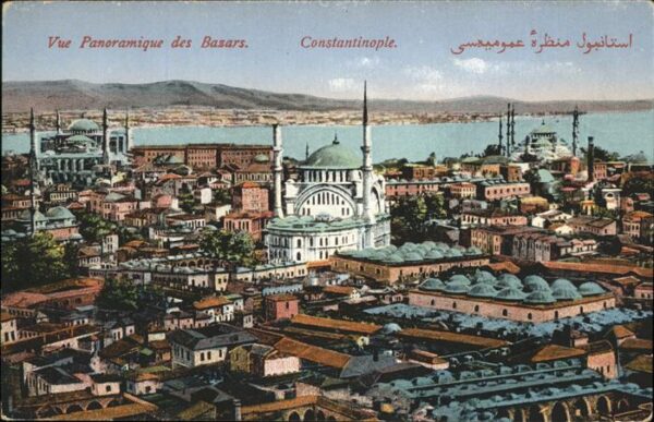 Constantinopel Istanbul Panoramique des Bazars