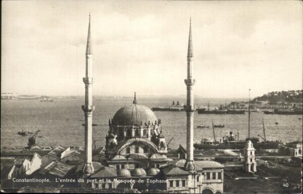 Constantinopel Istanbul Mosquee de Tophane Schiffe