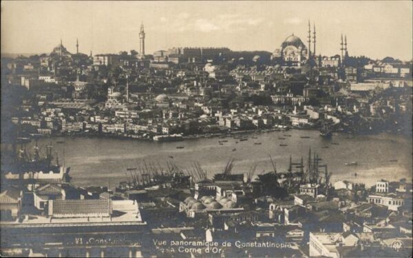 Constantinopel Istanbul Corne d Or Schiffe