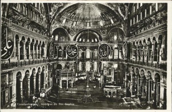 Constantinopel Istanbul Interieur Ste. Sophie