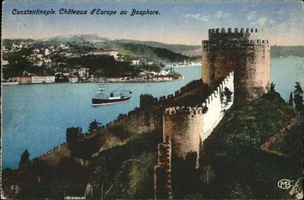Constantinopel Istanbul Chateaux Europe au Bosphore