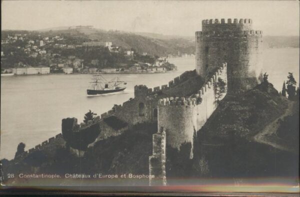 Constantinopel Istanbul Chateaux Europe Bosphore