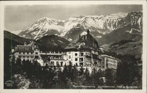 Semmering Niederoesterreich Südbahnhotel
