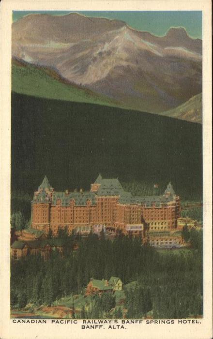 Banff Canada Banff National Parc Springs Hotel