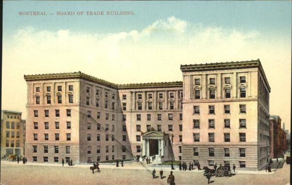 Montreal Quebec Board Trade Buildings Pferdekutsche