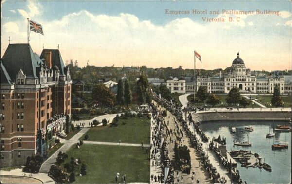 Victoria British Columbia Empress Hotel Parliament Building