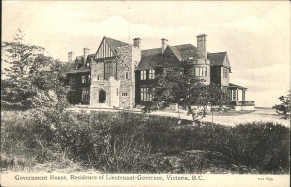 Victoria British Columbia Government House Residence Lieutenant