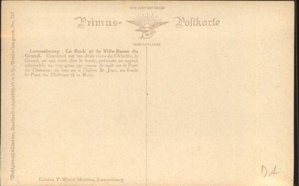 LUXEMBOURG  Luxemburg Ville Basse Grund Bockfelsen – Bild 2