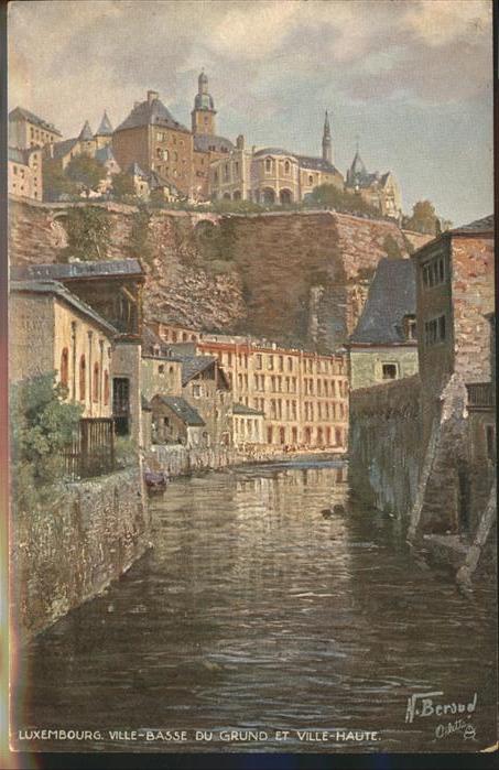 LUXEMBOURG  Luxemburg Ville Basse Grund Ville Haute