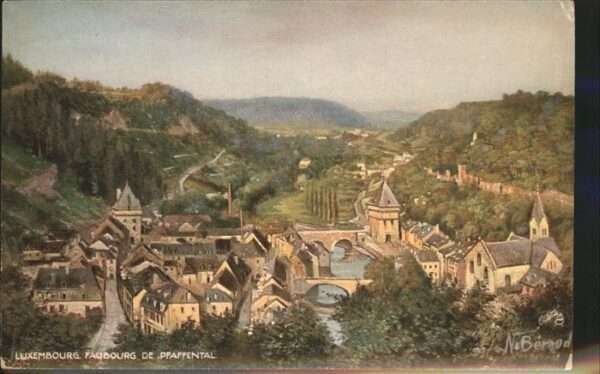 LUXEMBOURG  Luxemburg Faubourg Pfaffental