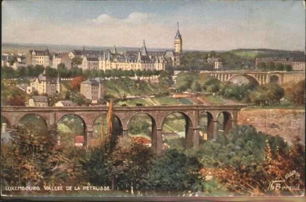 LUXEMBOURG  Luxemburg Vallee de la Petrusse Viadukt