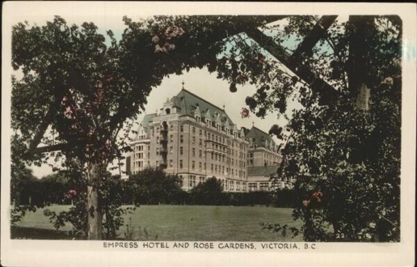 Victoria British Columbia Empress Hotel Rose Gardens