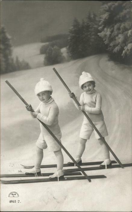 Skifahren Kinder