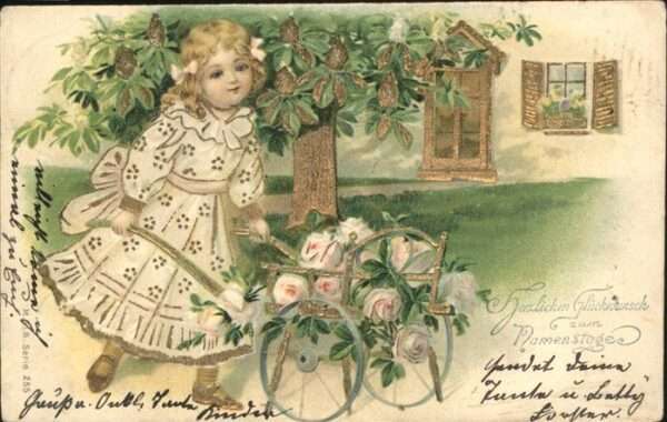 Verlag Meissner und Buch 255 Rosen Kind Namenstag