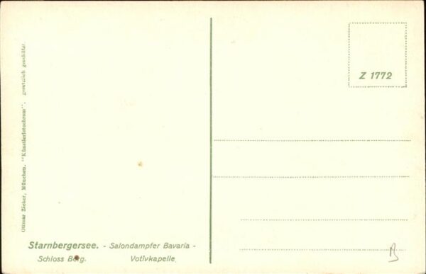 Dampfer Binnenschifffahrt Starnbergersee Schloss Berg – Bild 2